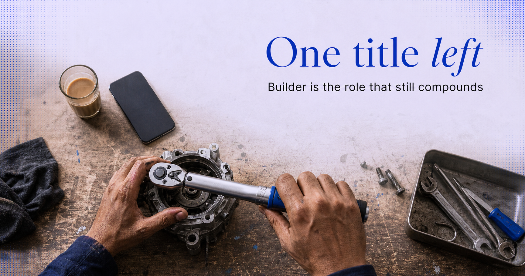 Editorial visual for We Deleted Every Title Except Builder