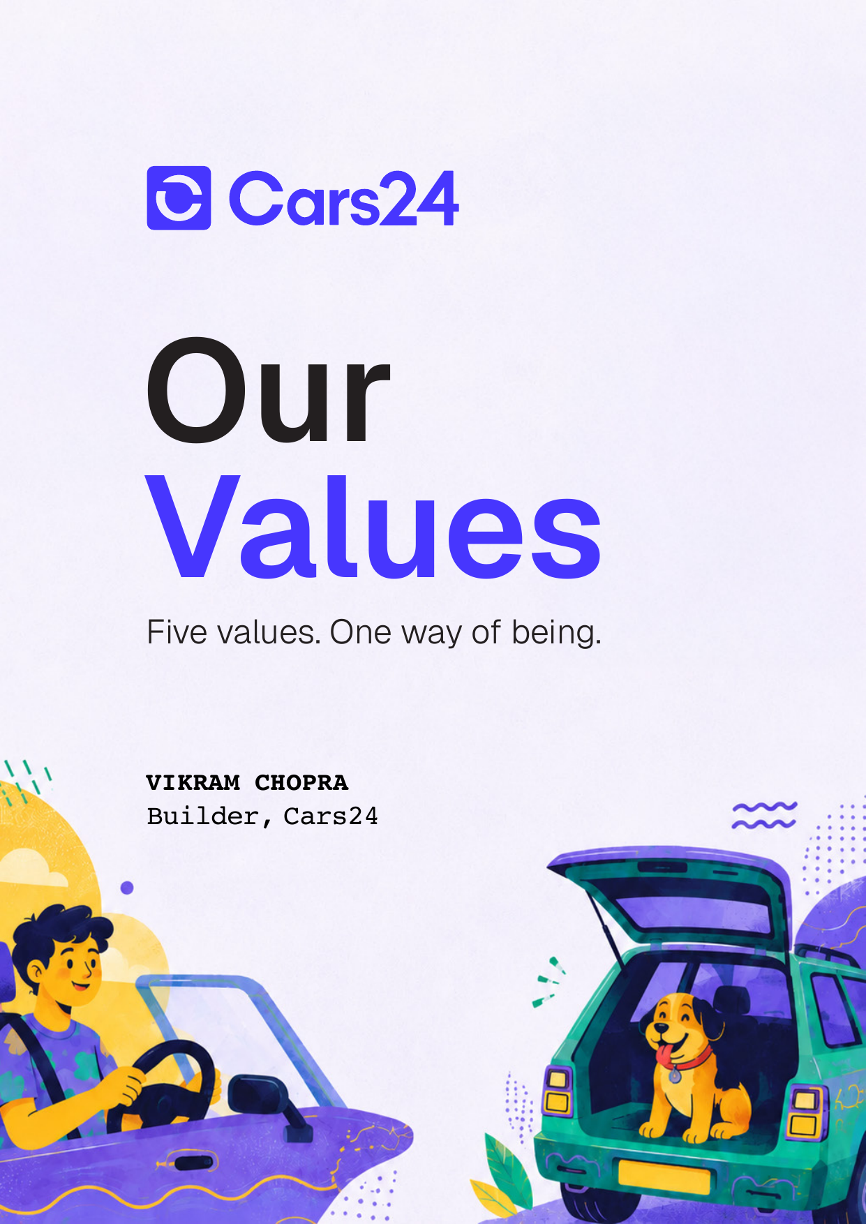 Our Values cover