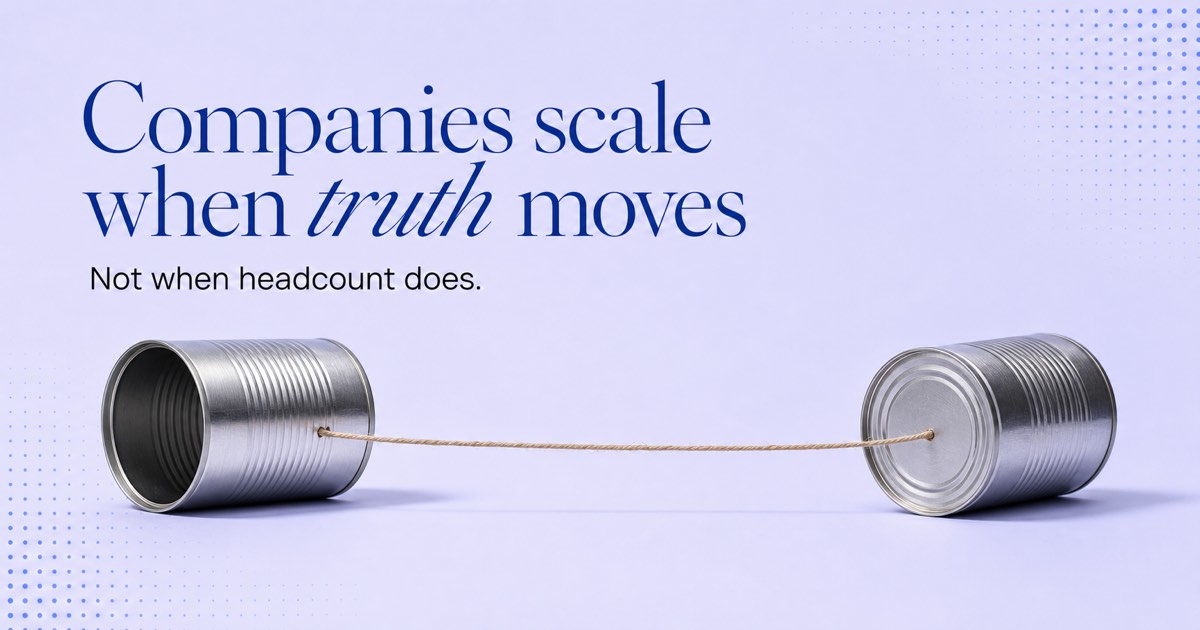 1200x630 social preview for Companies Scale at the Speed They Learn