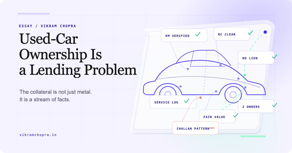 1200x630 social preview for Nobody Buys a Used Car. They Buy an EMI.